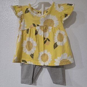Carters Sunflower 2 Piece Outfit